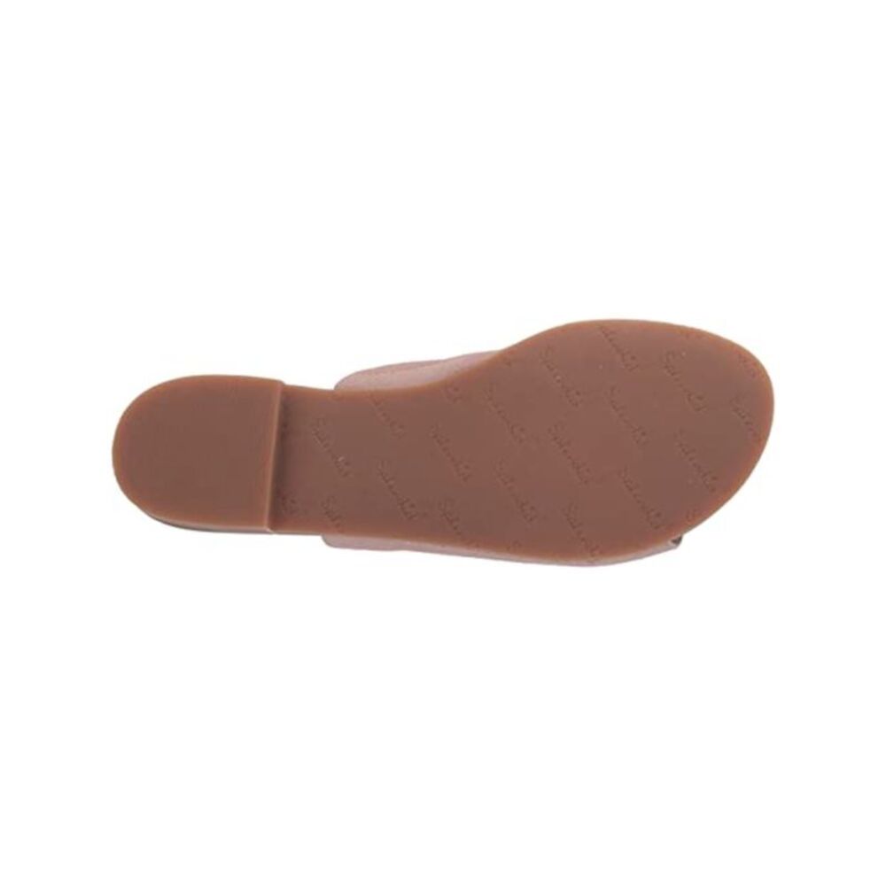SPLENDID Womens Beige Mavis Round Toe Slip On Leather Slide Sandals Shoes 7 M - Picture 4 of 4